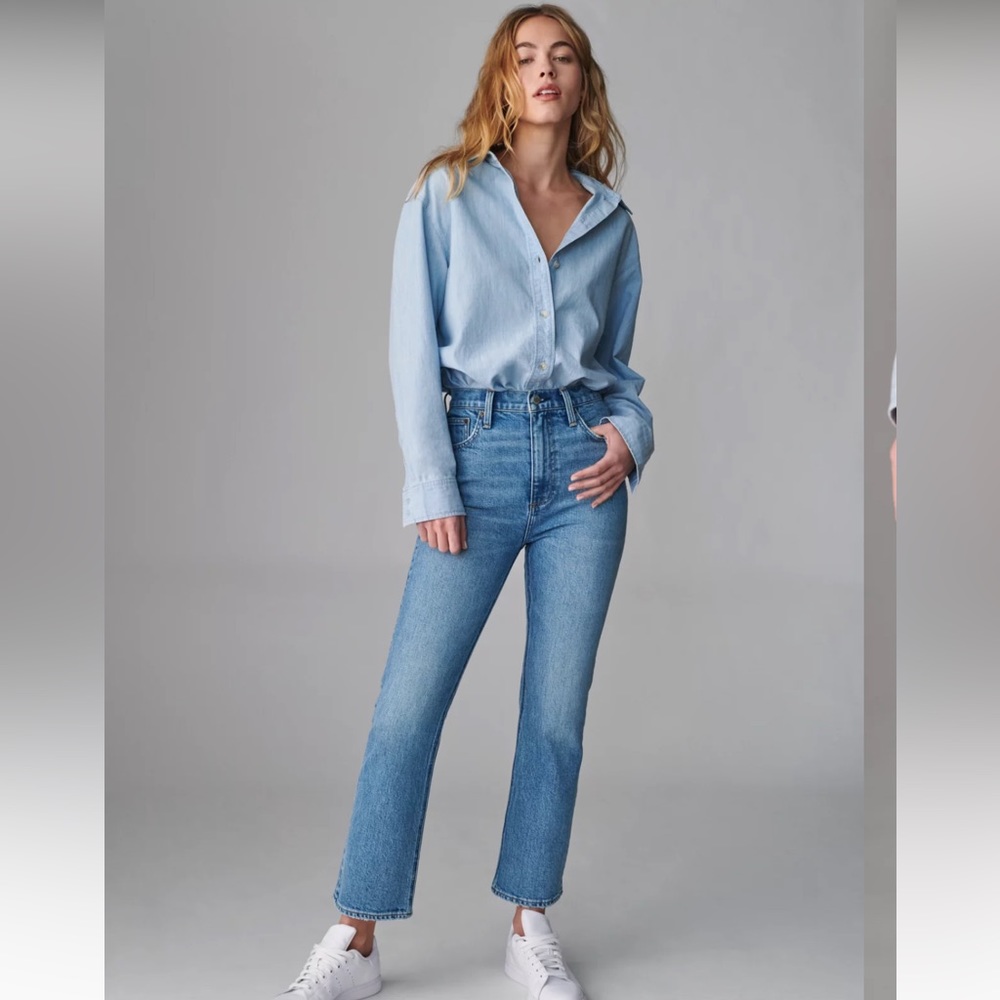 Denim Forum Aritzia Bailey High Rise Boot 26L